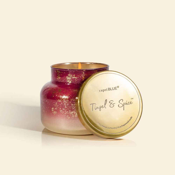 19 Oz Glimmer Tinsel & Spice Candle