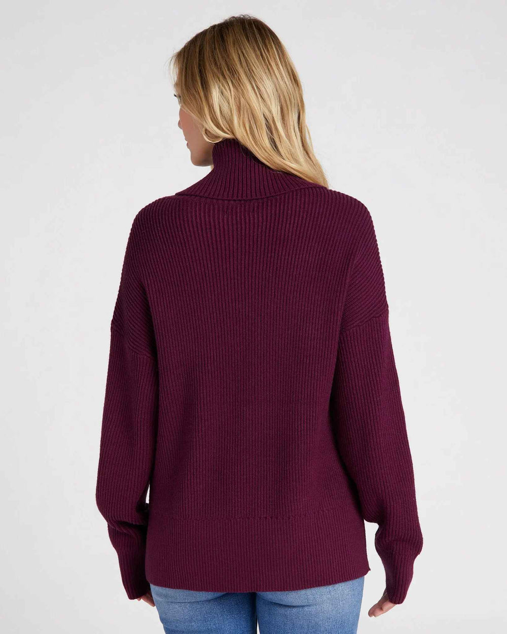 ELENA CABERNET SWEATER
