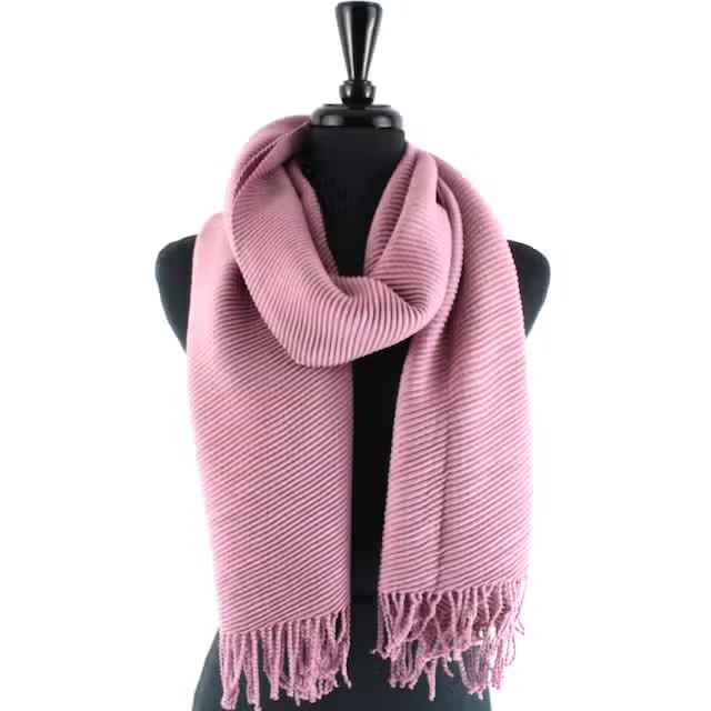 ROSE PLEATED SCARF