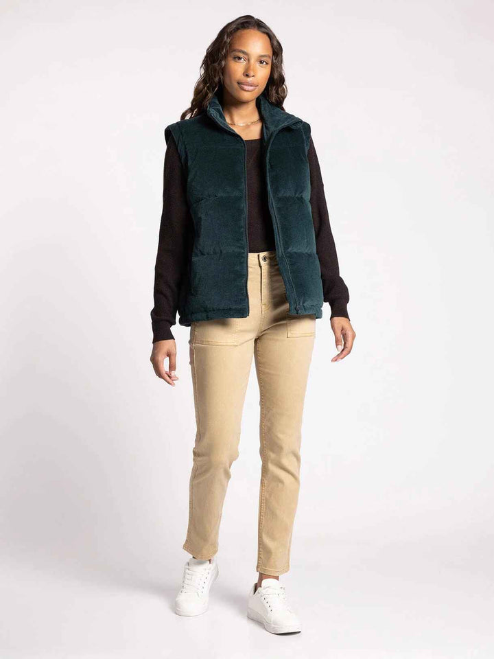 ALVERN EVERGREEN ZIP VEST