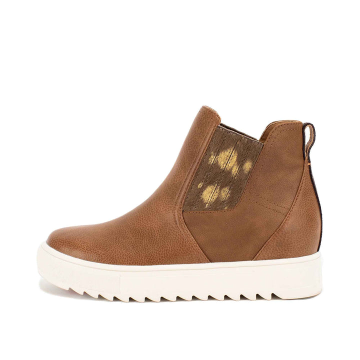 MALVENA BROWN WEDGE SNEAKER