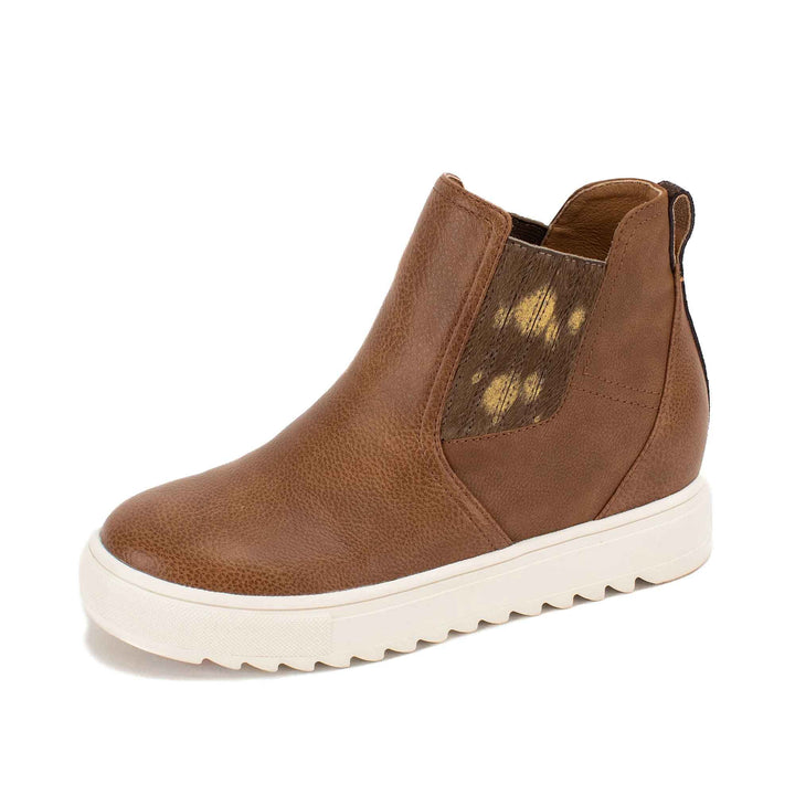 MALVENA BROWN WEDGE SNEAKER