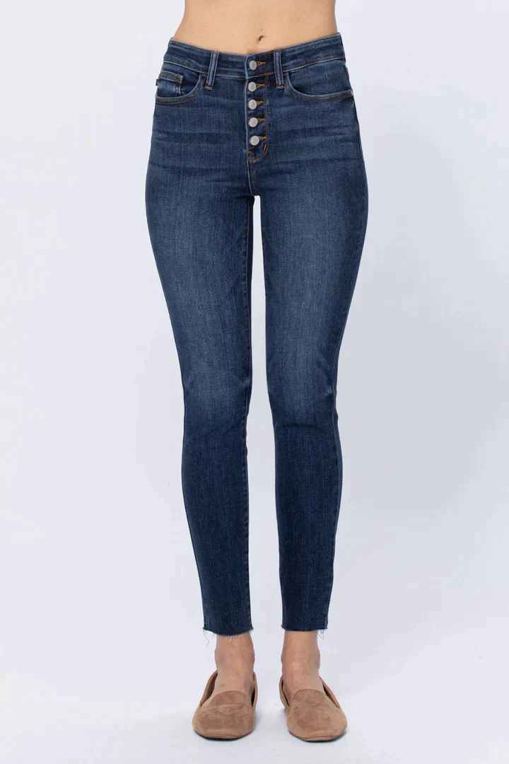 CARMEN BUTTON FLY JEANS