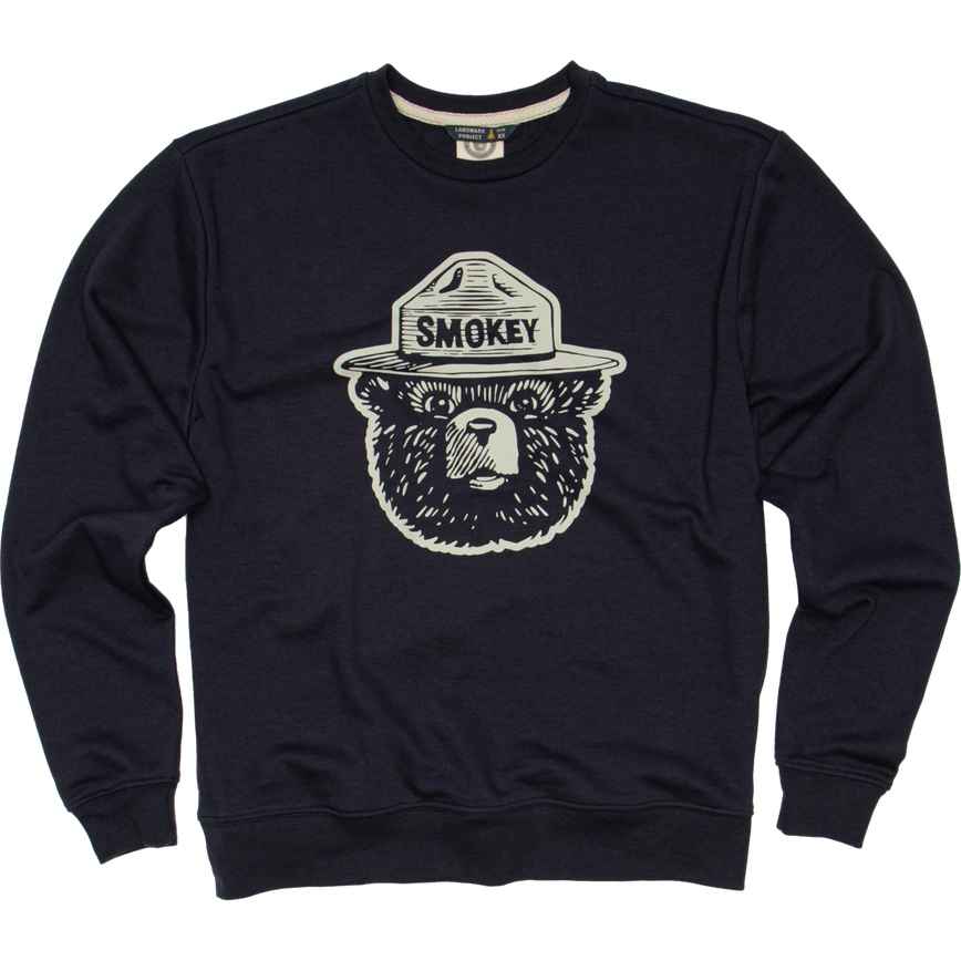 Smokey Logo Navy Crew Sweatshirt
