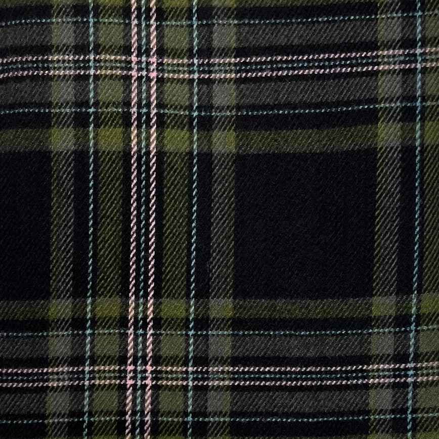 BLACK SCOTTISH TARTAN SCARF