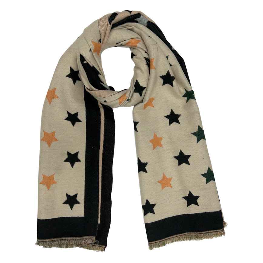 STAR REVERSIBLE SCARF