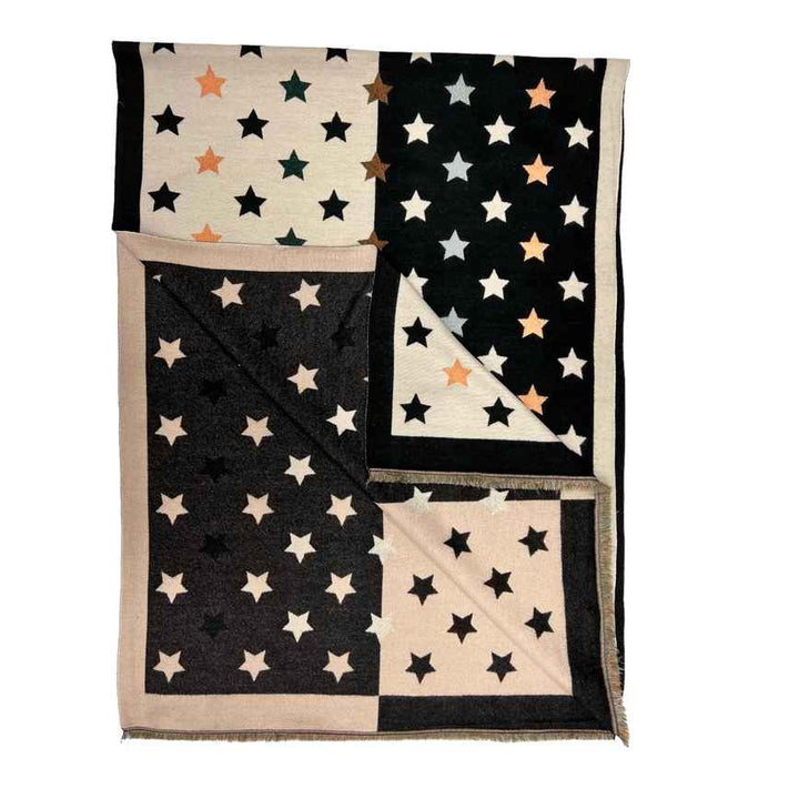 STAR REVERSIBLE SCARF