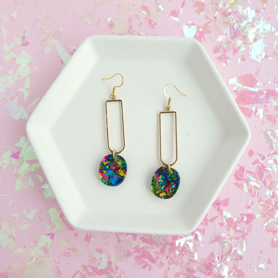 MILA MERMAID SPARKLE EARRINGS
