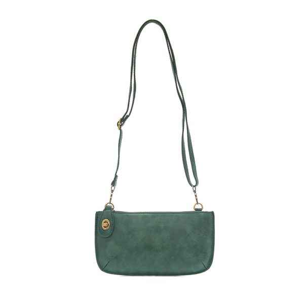 Deep Teal Lux Crossbody Wristlet
