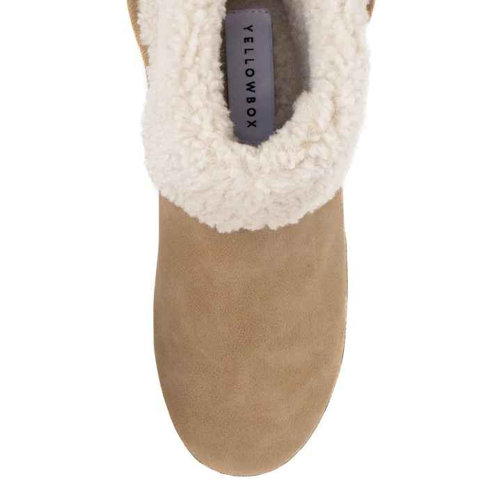 Melisa Sand Shearling Sneaker Boot