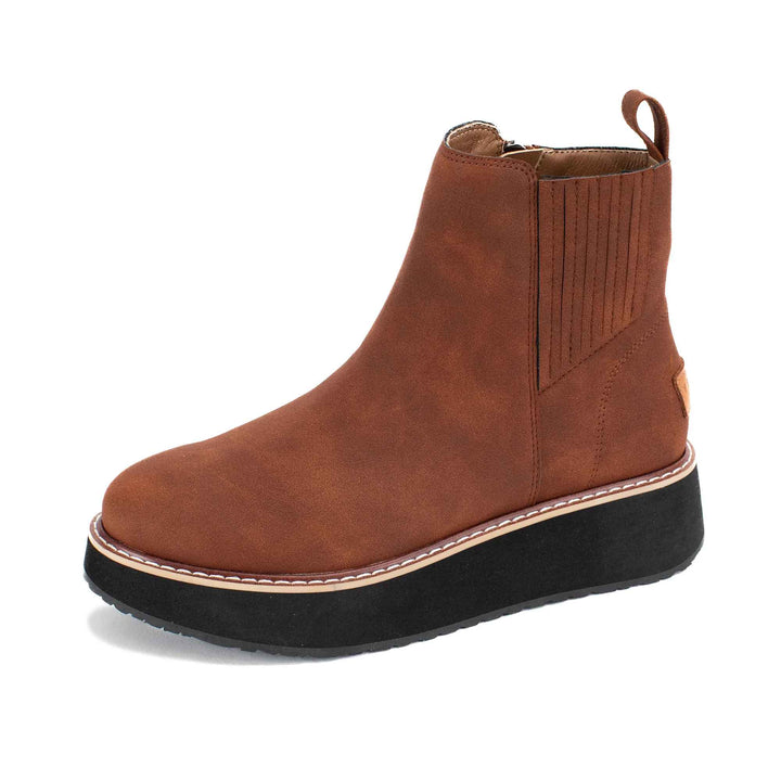 Klinton Tan Brown Chelsea Boot