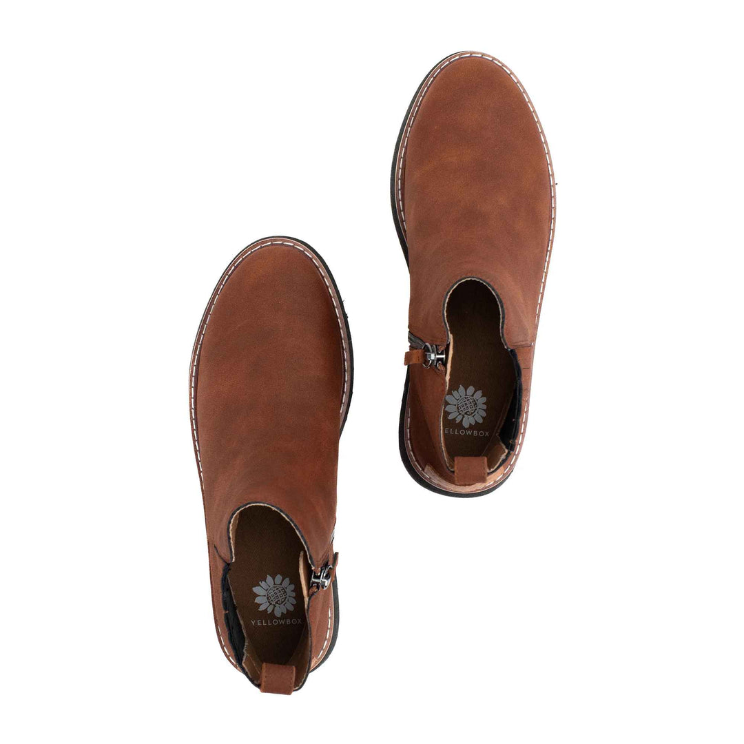 Klinton Tan Brown Chelsea Boot