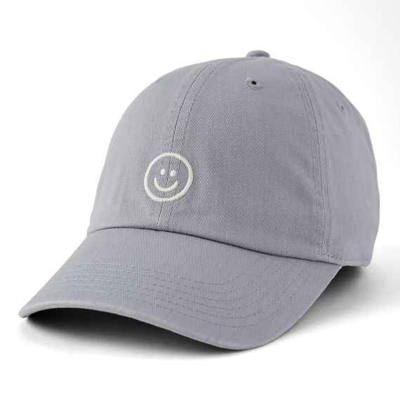 Smiley Face Embroidered Chill Hat
