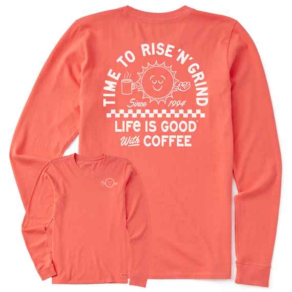 Showtime Matchbook Rise Coffee Long Sleeve Crusher Tee