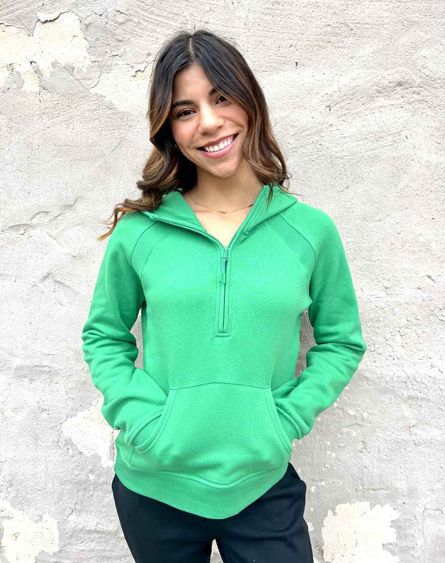 ANNA HALF ZIP HOODIE