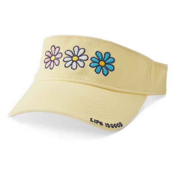 THREE COLORFUL DAISIES VISOR
