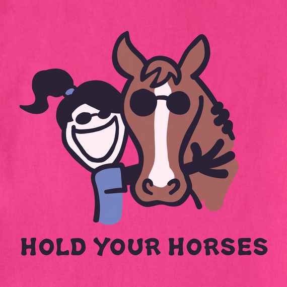 Kids Hold Your Horses Crusher Tee