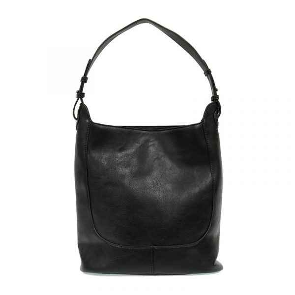 BLACK ADELE LARGE BUCKET BAG
