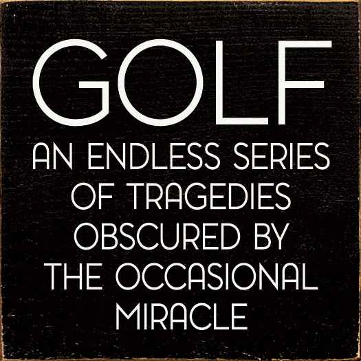 GOLF: AN ENDLESS SEIES SIGN