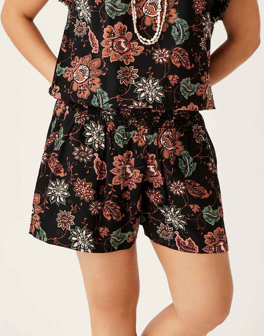 LEAH TAJ PRINT SHORT