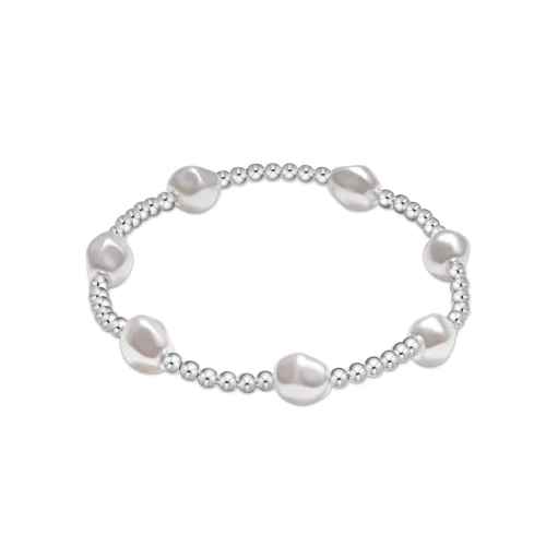 Pearl Admire Sterling 3mm Bead Bracelet