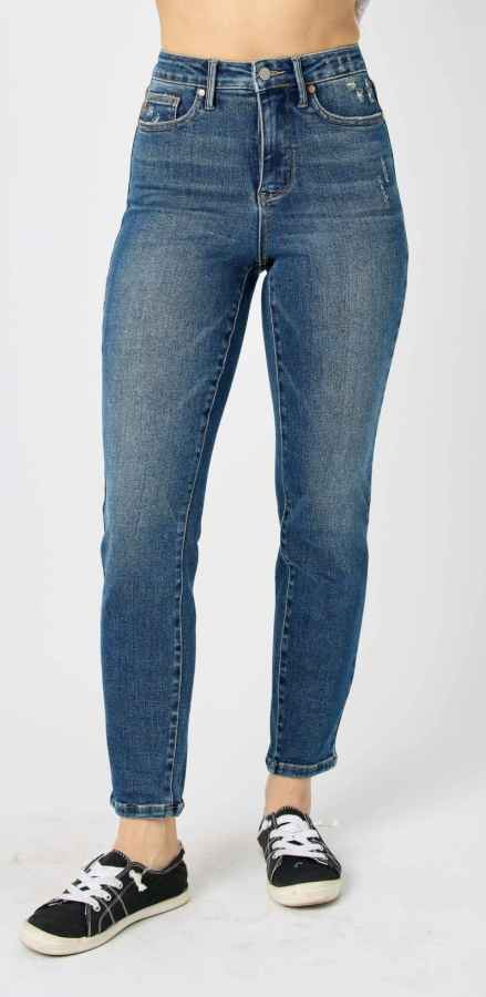 Blake High Waist Tummy Control Slim Cut Jeans