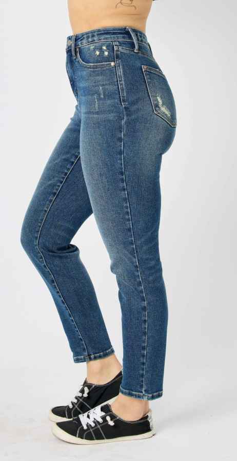 Blake High Waist Tummy Control Slim Cut Jeans