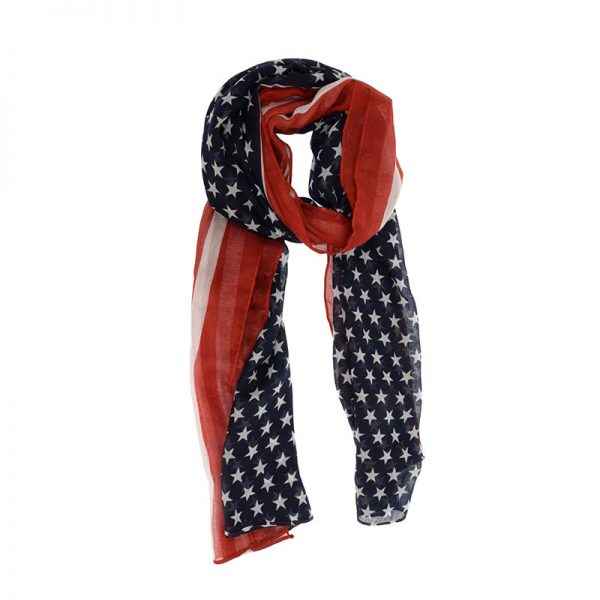 MULTI STARS & STRIPES SCARF