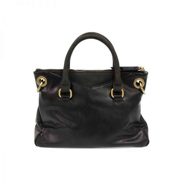 Black Stella Mini Convertible Satchel