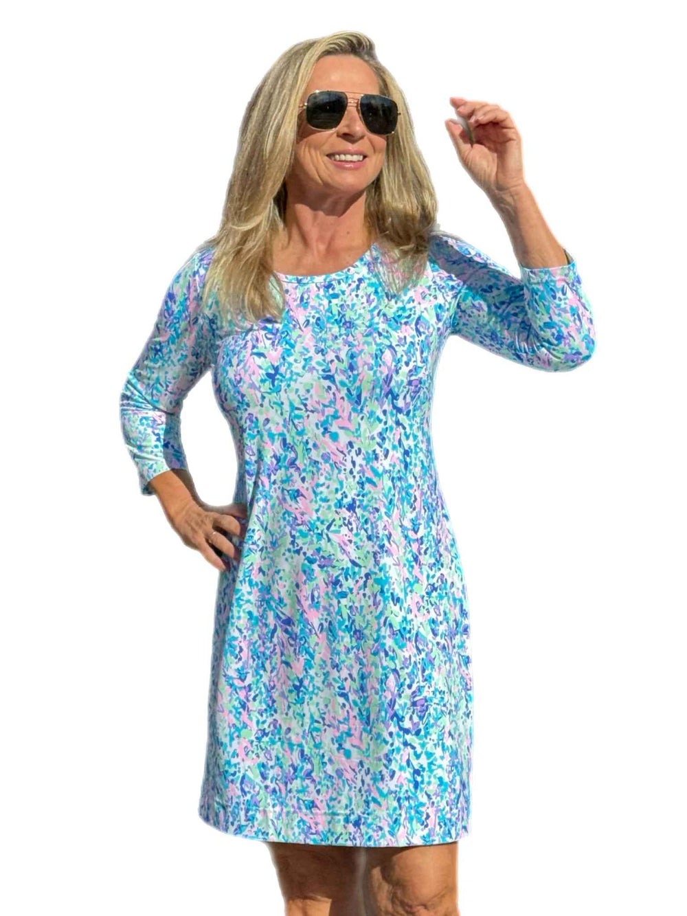 Anna Wildflower Print Travel Dress
