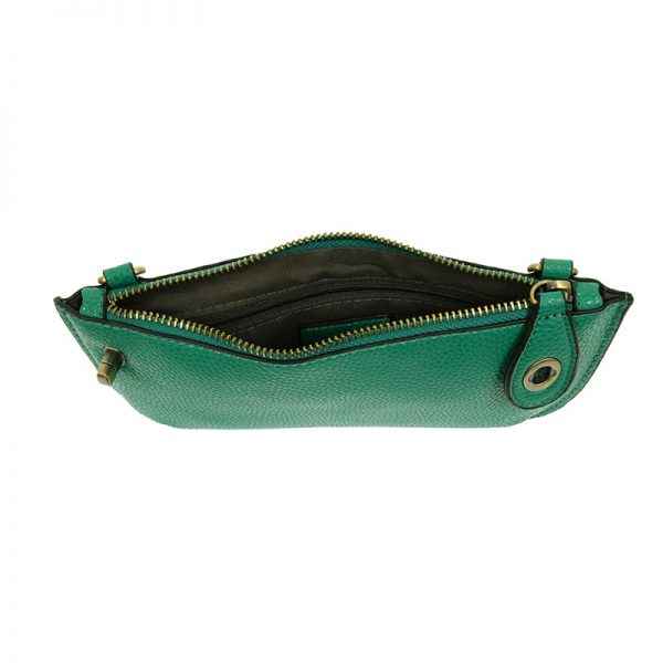 Tropical Green Wristlet Crossbody Clutch