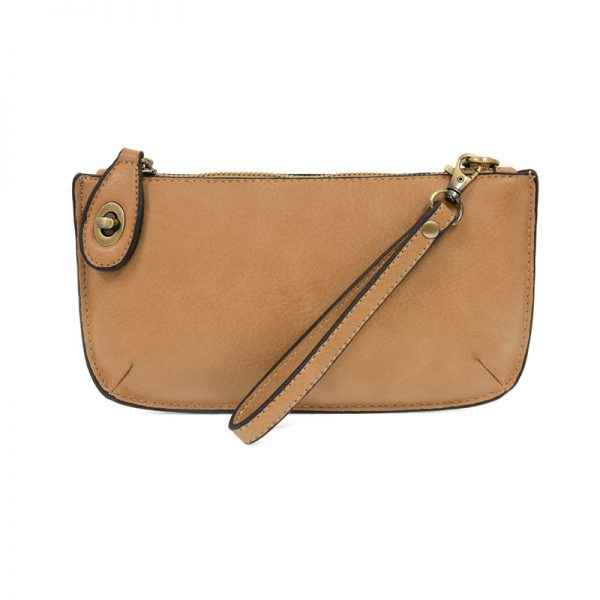 Golden Oak Wristlet Crossbody Clutch