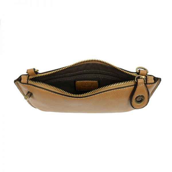 Golden Oak Wristlet Crossbody Clutch