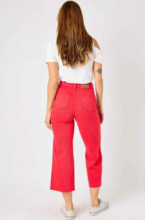 Lizzie High Waist Wide Leg Crop