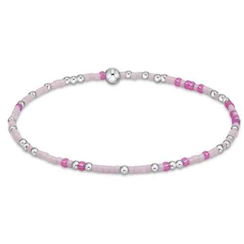 Sterling Caught In A Pinkle Hope Unwritten Bracelet