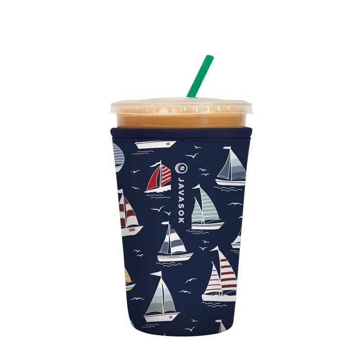 ANCHORS AWAY COLD CUP SLEEVE