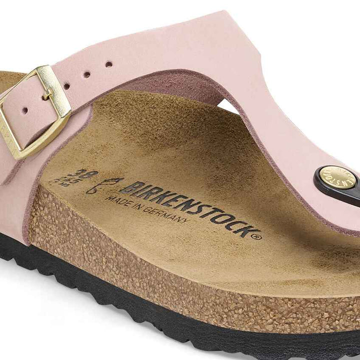 Gizeh Soft Pink Nubuck Leather Sandal