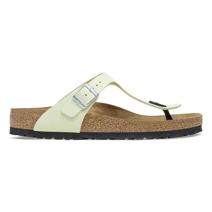 Gizeh Faded Lime Nubuck Leather Sandal