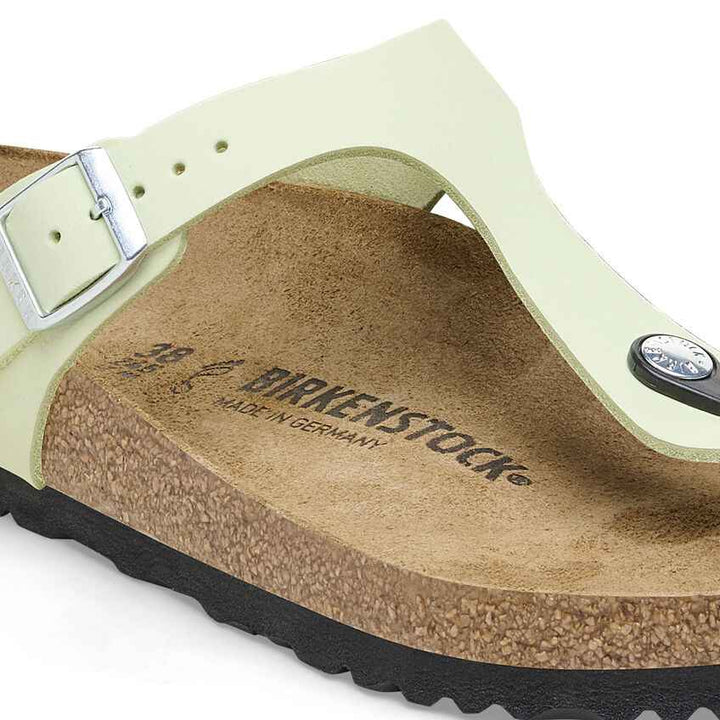 Gizeh Faded Lime Nubuck Leather Sandal