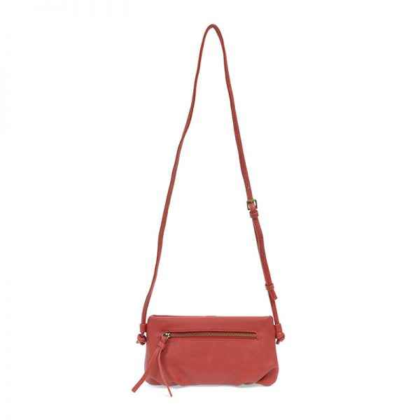 RED EMMIE CROSSBODY CINCH BAG