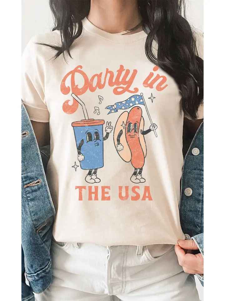 PARTY IN THE USA GRAPHIC TEE