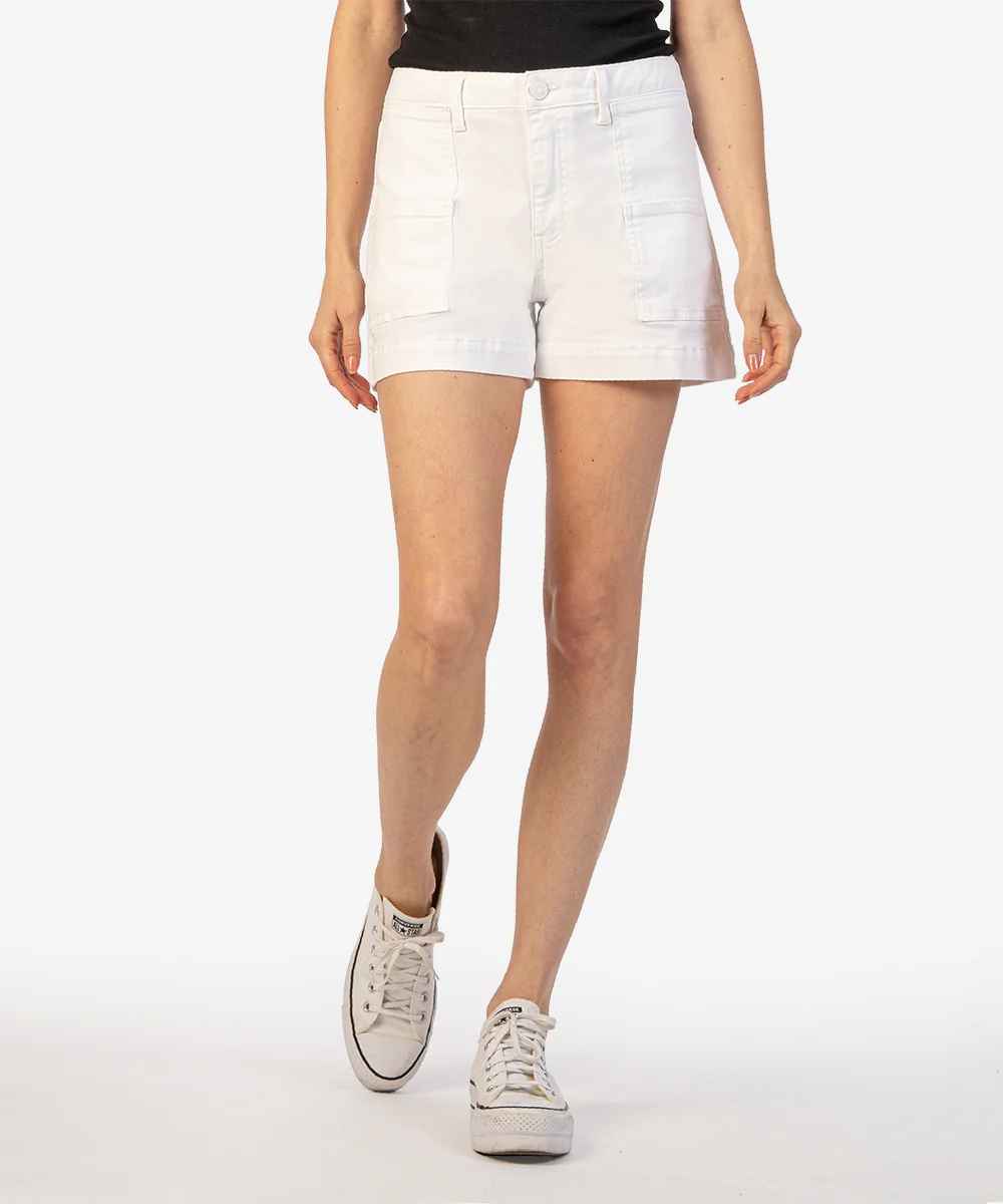 JANE WHITE HIGH RISE SHORTS