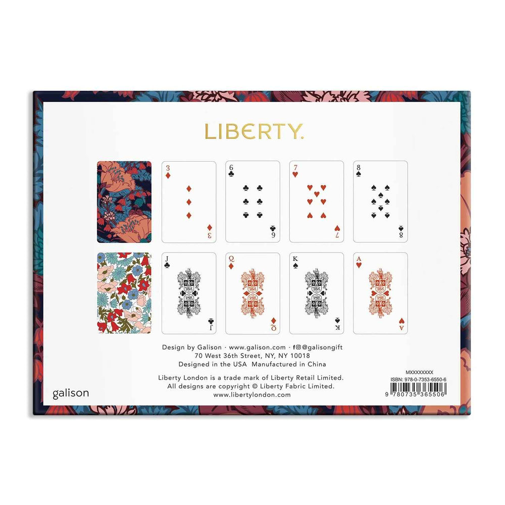 Liberty Floral Playing Cards Set
