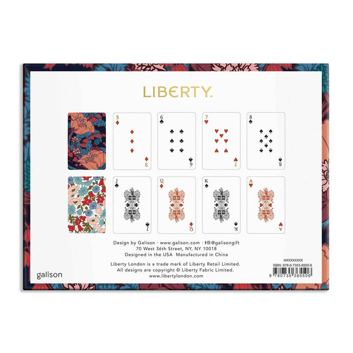 Liberty Floral Playing Cards Set