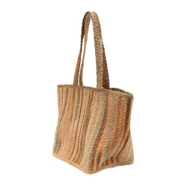 Neutral Ombre Braided Jute Tote