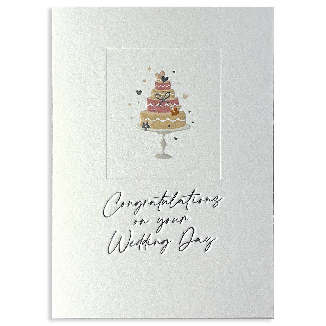 CONGRATULATIONS ON YOUR WEDDING DAY CARD