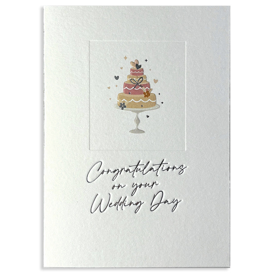 CONGRATULATIONS ON YOUR WEDDING DAY CARD
