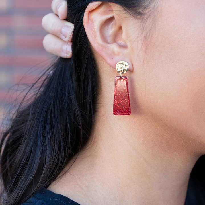 MIA RED EARRINGS