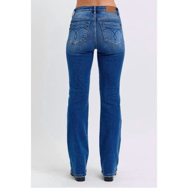 KALEY MID RISE THERMAL BOOTCUT JEANS
