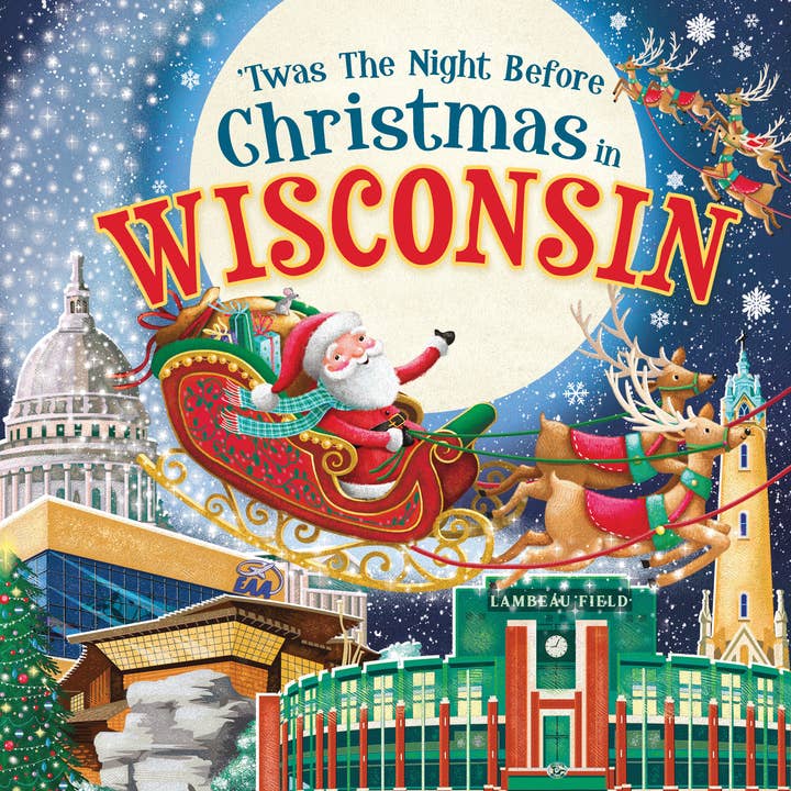 'TWAS THE NIGHT BEFORE CHRISTMAS IN WISCONSIN BOOK